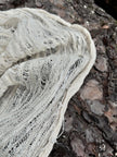 Ivory White Textured Linen Fabric By The Yard Natural Fabrics.