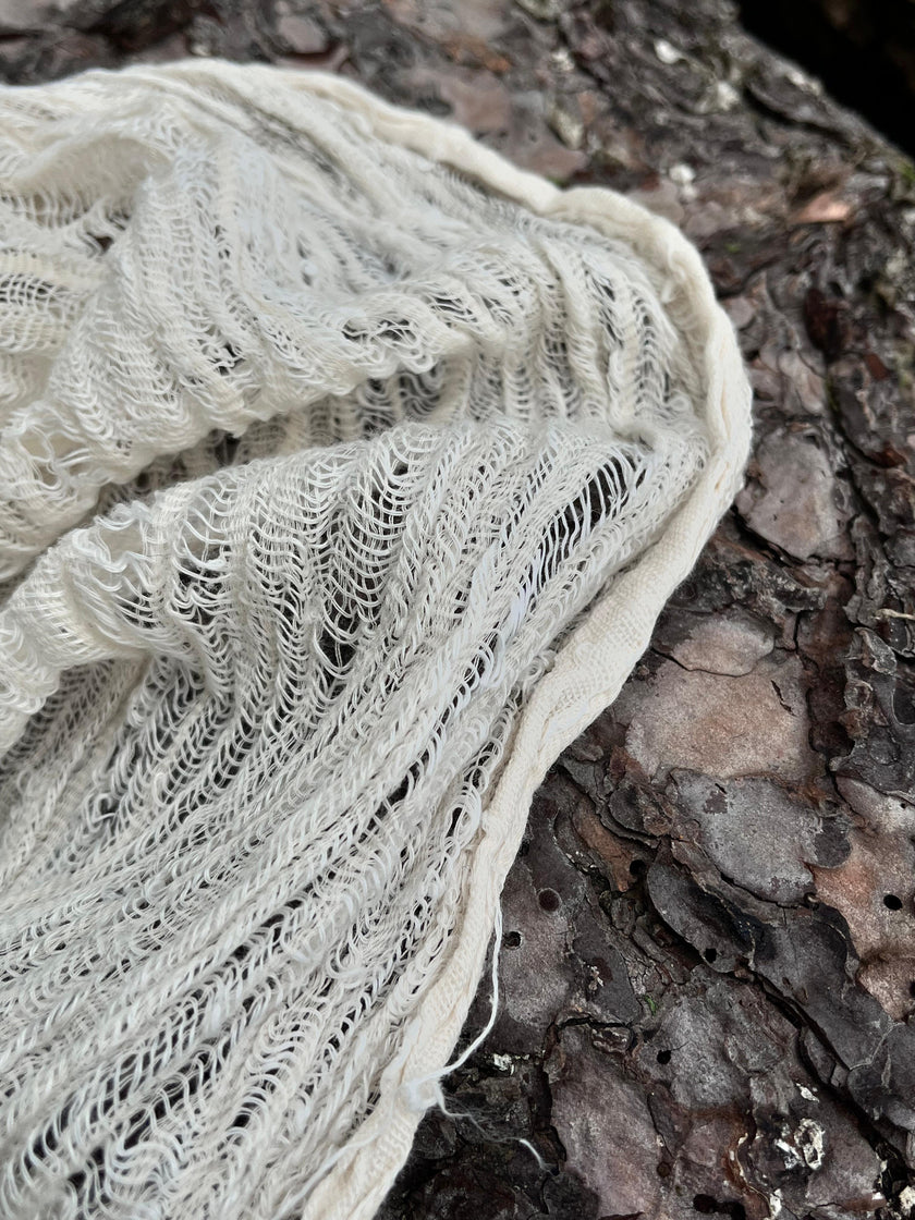 Ivory White Textured Linen Fabric By The Yard Natural Fabrics.