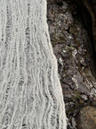 Ivory White Textured Linen Fabric By The Yard Natural Fabrics.
