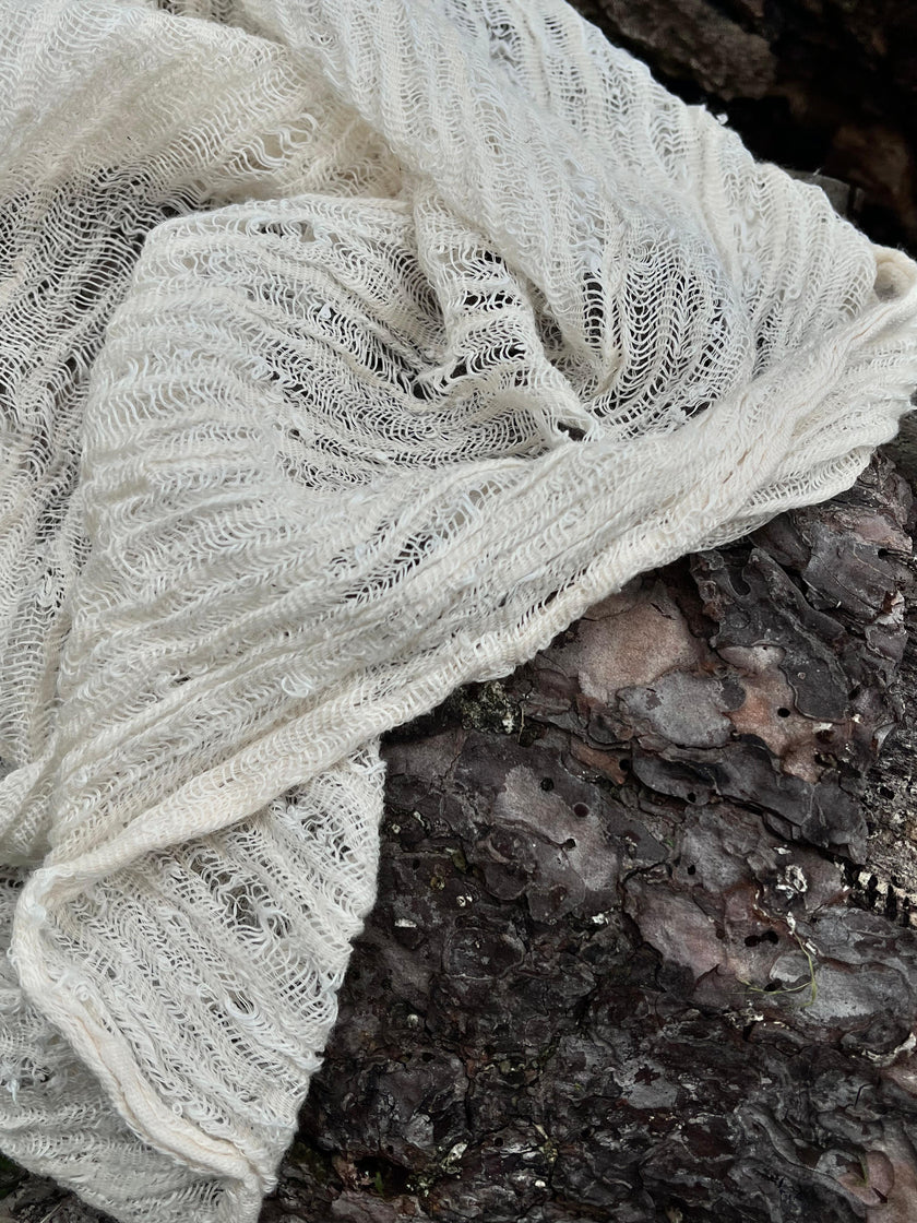 Ivory White Textured Linen Fabric By The Yard Natural Fabrics.