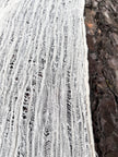 Ivory White Textured Linen Fabric By The Yard Natural Fabrics.