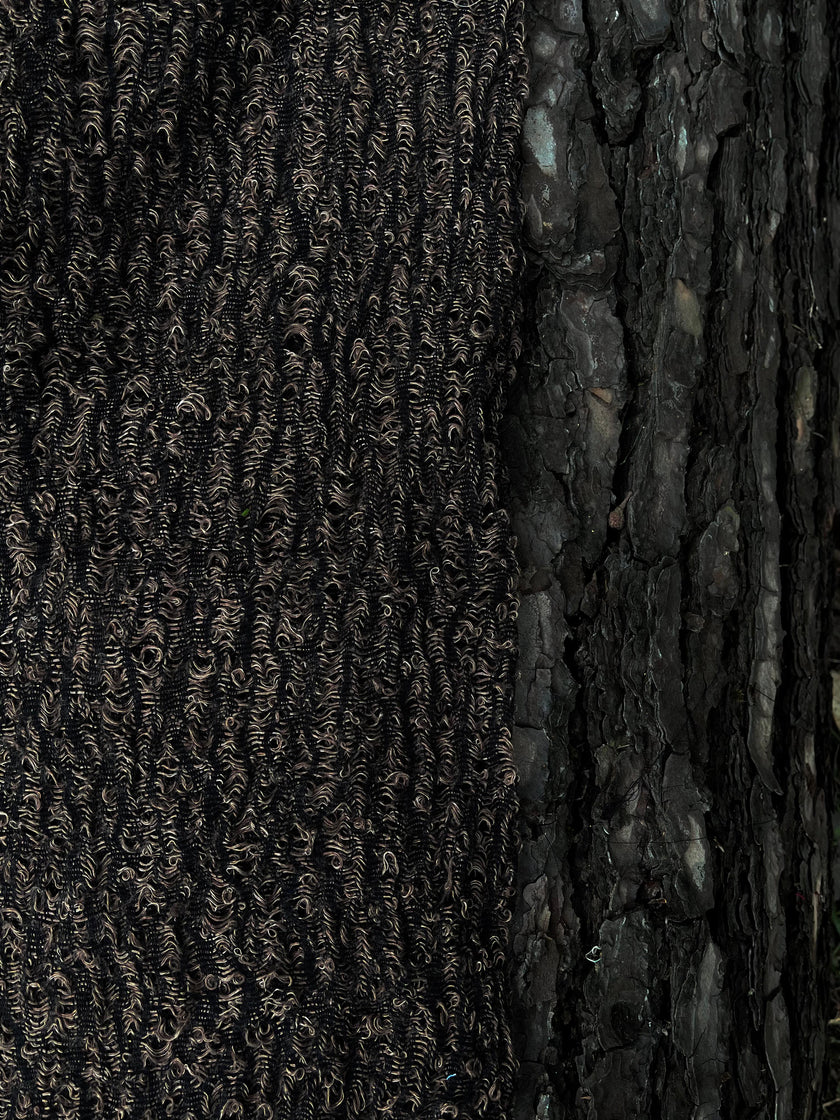 Brown Linen Textured Linen Fabric By The Yard Natural Fabrics.