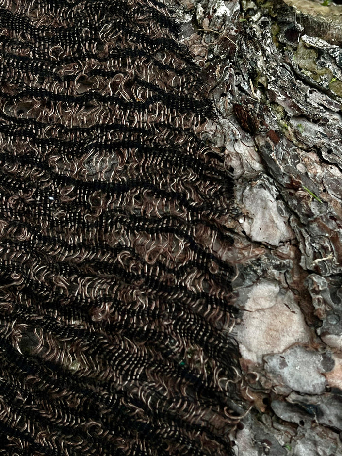 Brown Linen Textured Linen Fabric By The Yard Natural Fabrics.