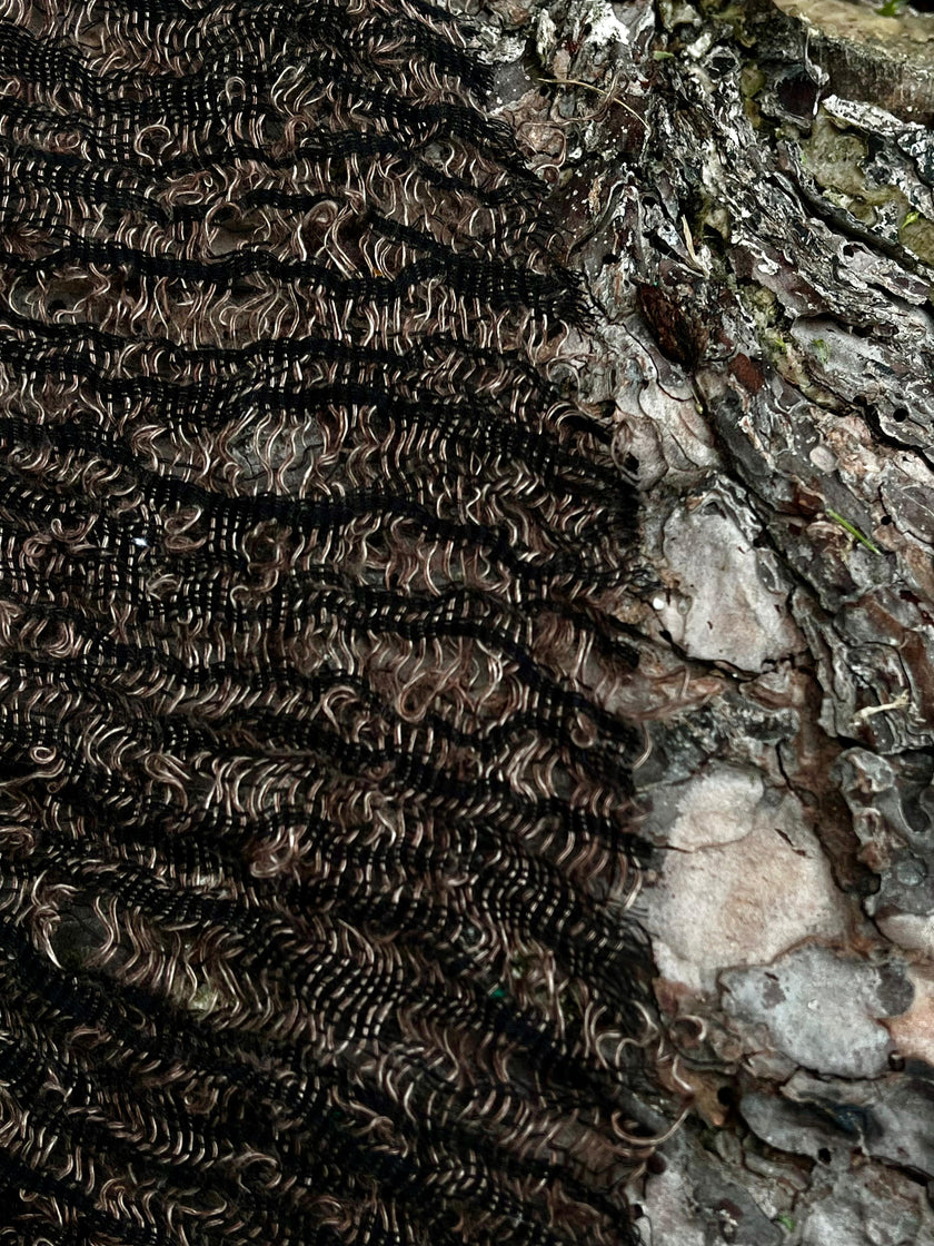 Brown Linen Textured Linen Fabric By The Yard Natural Fabrics.