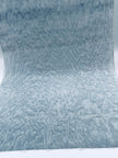 Rembourrage luxueux en soie bleu pastel pour tête de lit ottoman, tissus d'intérieur pour textiles de maison : housses d'oreiller, motifs inspirés du kimono, motifs en filigrane.
