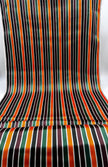 Multicolour Stripes Satin Silk Weave, Home Textile Interior Fabrics.