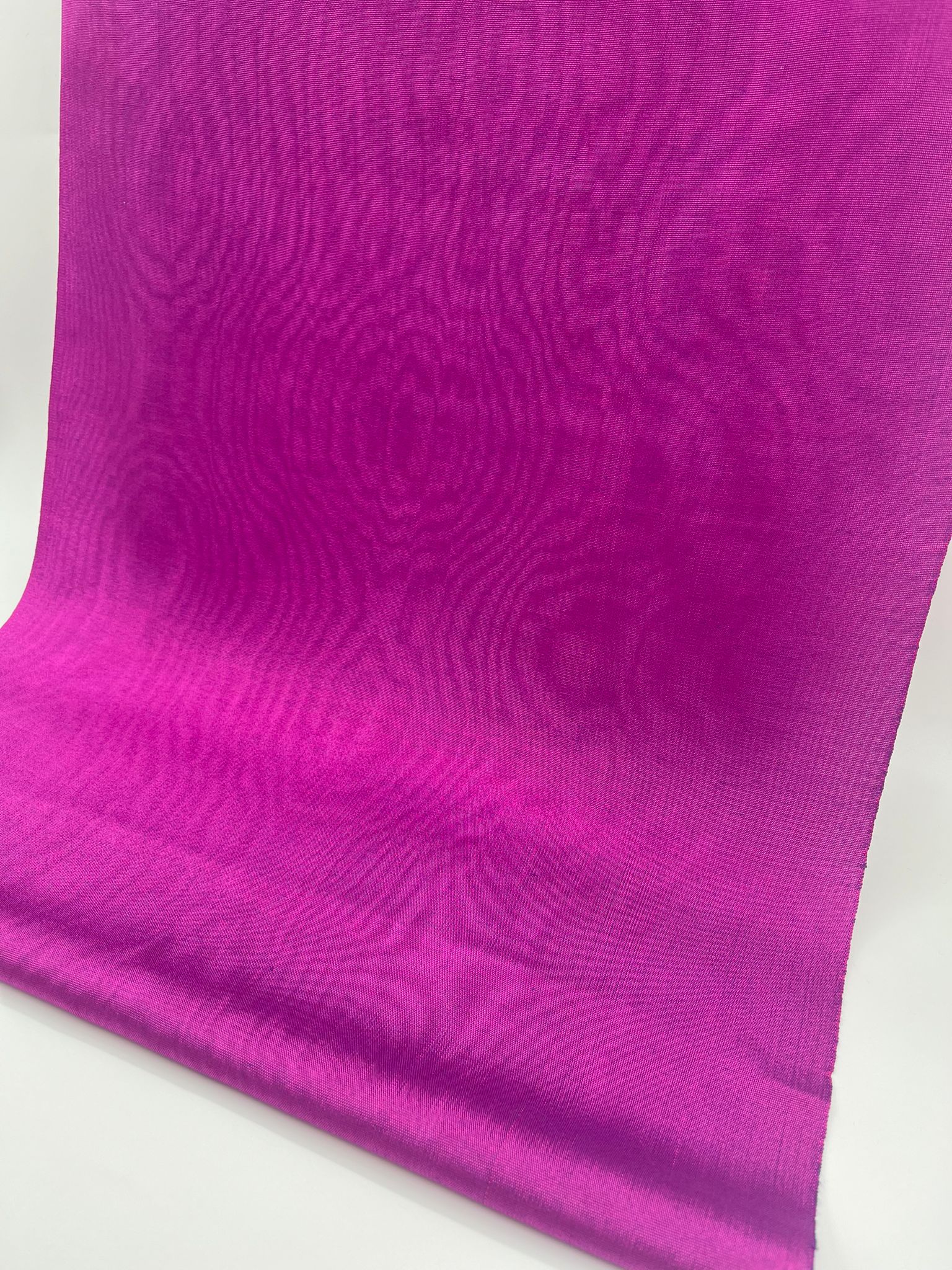 Pink Silk Home Textile Interior Fabric Moire.