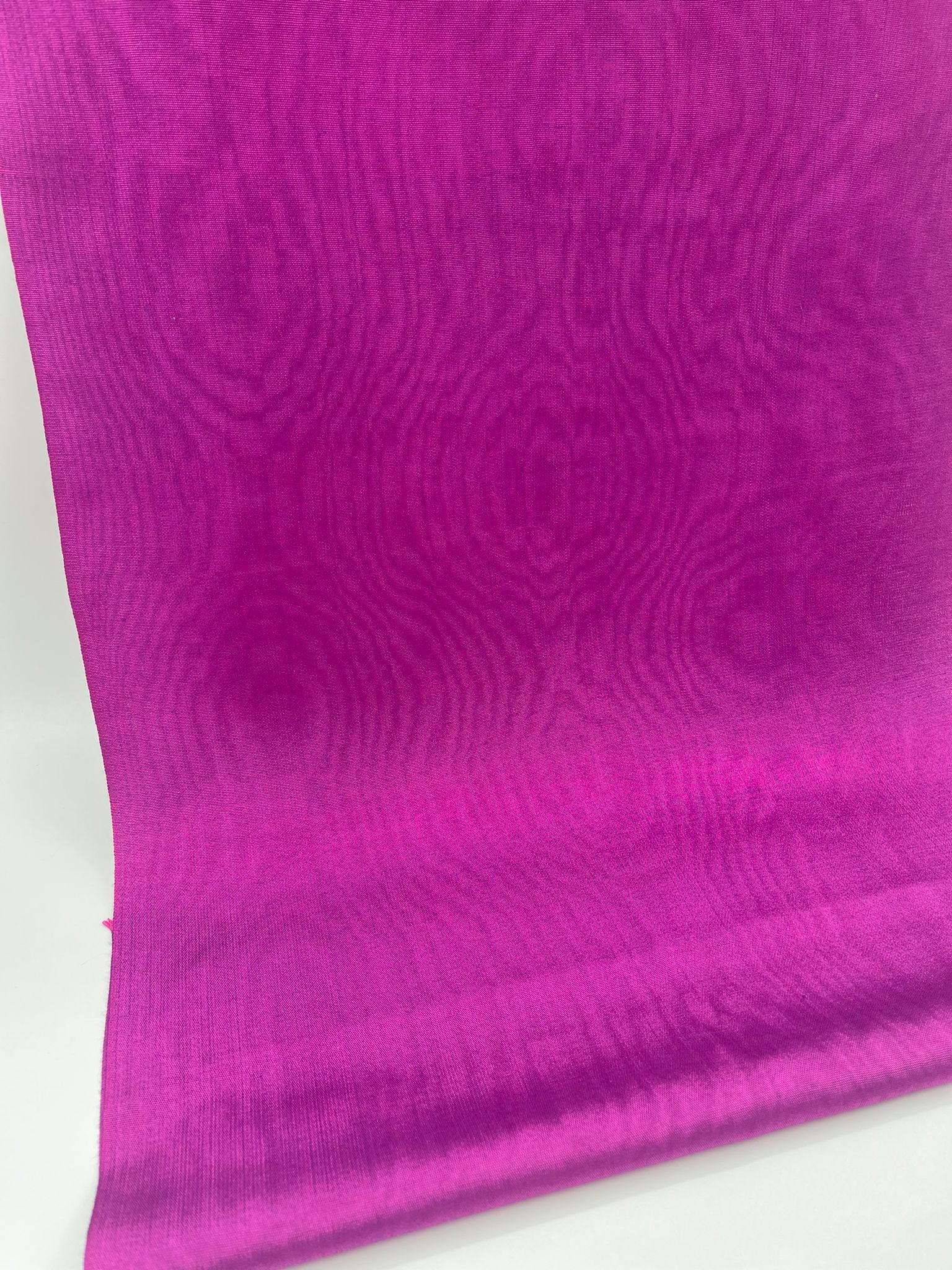 Pink Silk Home Textile Interior Fabric Moire.