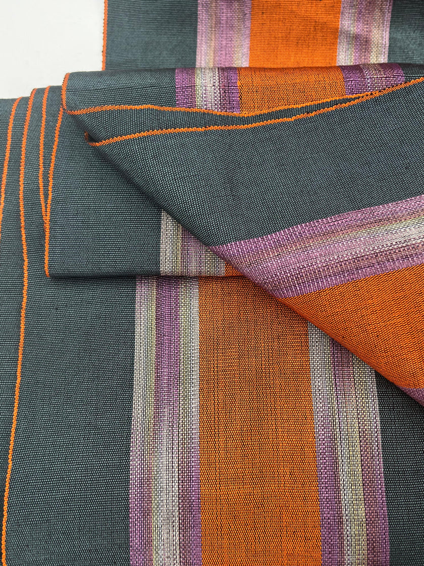 Orange Ikat Striped Home Textile Interior Fabrics