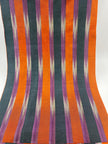 Orange Ikat Striped Home Textile Interior Fabrics