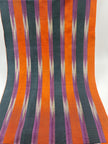 Orange Ikat Striped Home Textile Interior Fabrics