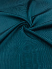 Petroleum Blue Silk Home Textile Interior Fabrics Watermark Patterns.