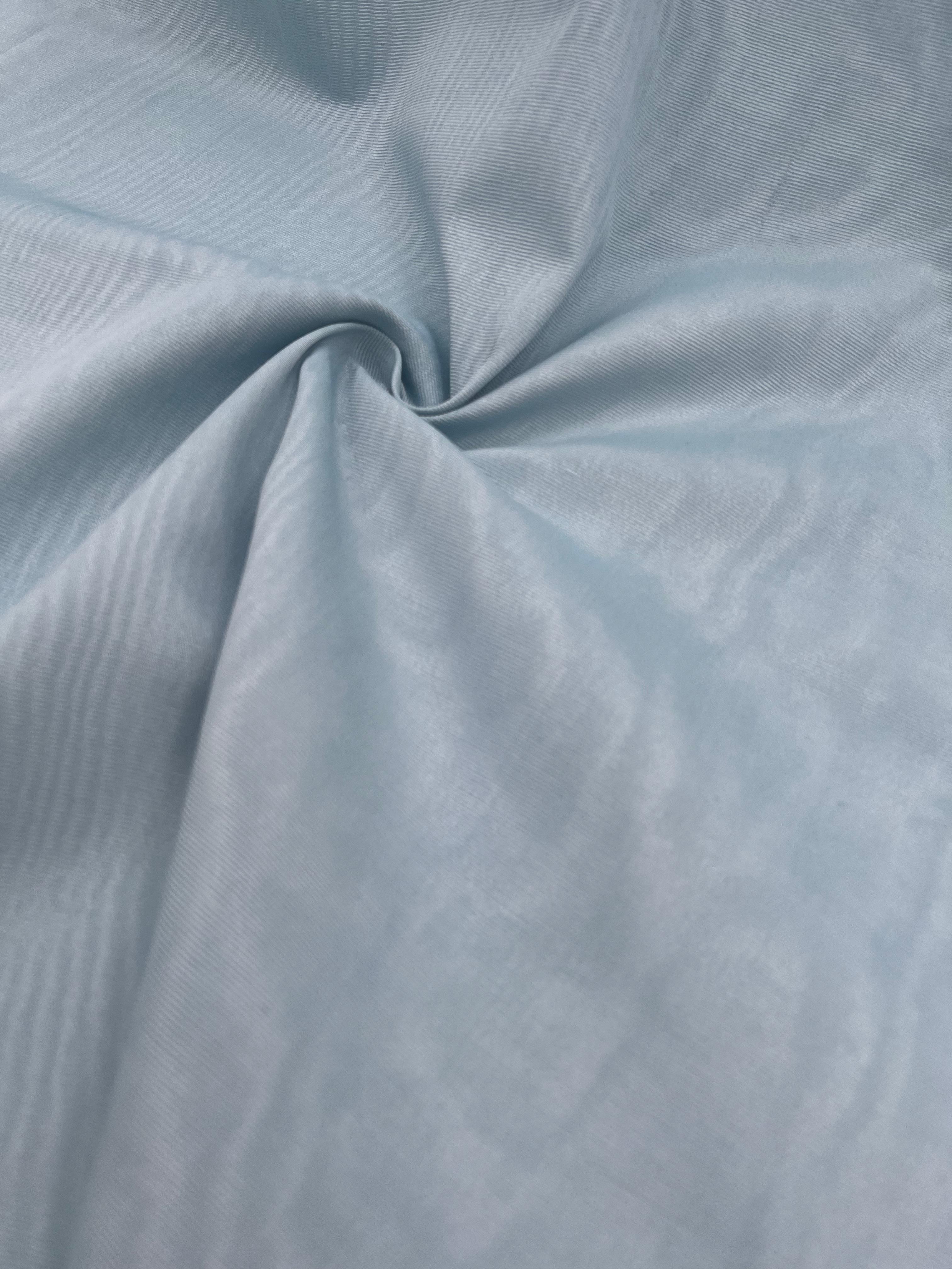 Light  Blue Silk Home Textile Interior Fabrics Watermark Patterns.