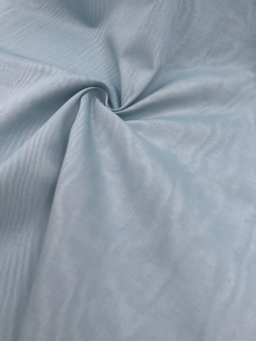 Light  Blue Silk Home Textile Interior Fabrics Watermark Patterns.