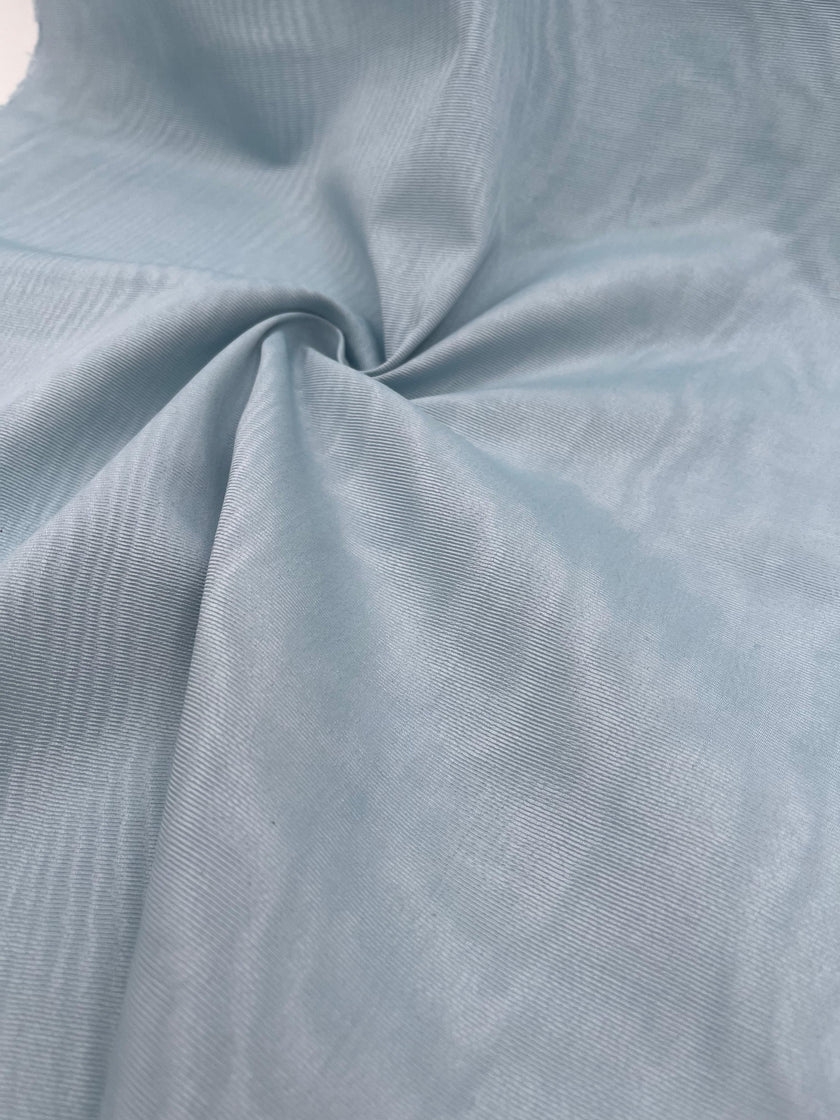 Light  Blue Silk Home Textile Interior Fabrics Watermark Patterns.