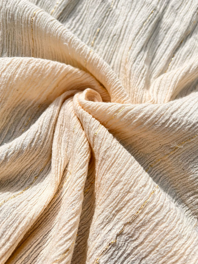 Stretchy Cotton Fabric, Special Textured Turkish Cotton.