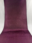 Damson Colour Silk Moire Home Textile Interior Fabrics, Watermark Pattern.