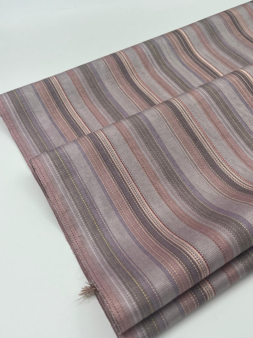 Osmanlı Başlık İçin Pembe Çizgili Lüks İpek Döşeme, Ev Tekstili İç Mekan Kumaşları: Yastık Kılıfları, Kimono Esintili Tasarımlar, İpek Şantung Saten İpek.