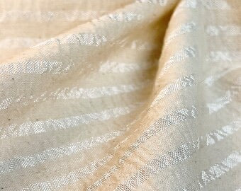 Striped and Textured Silk Linen Fabrics