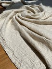 Linen Fabric By The Yard, Organic Cotton Fabric.