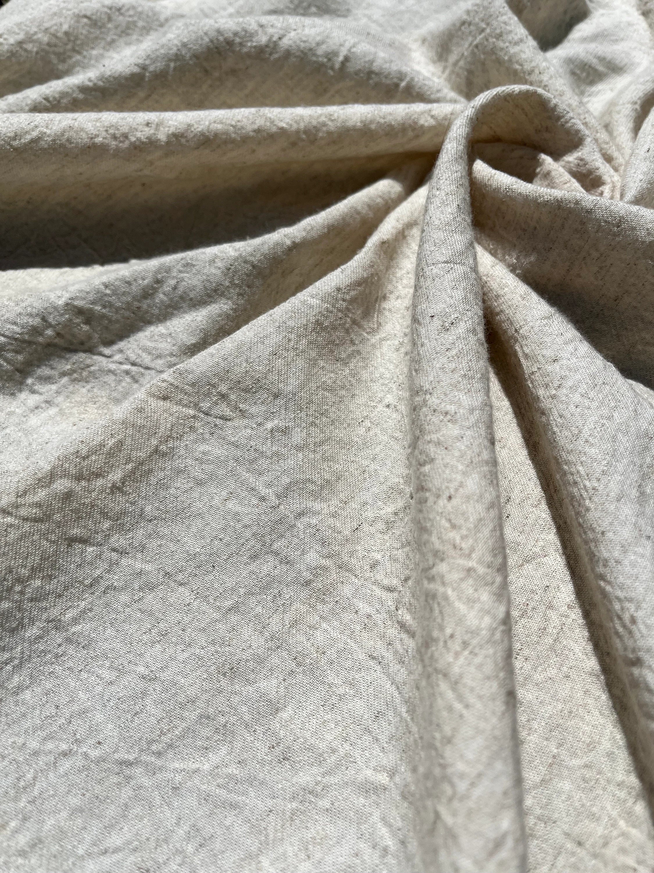 Linen Fabric By The Yard, Organic Cotton Fabric.
