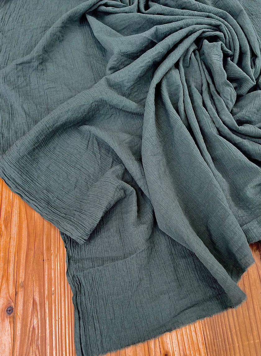 Crinkle Sile Cloth Fabric, Multi Color Options Available.