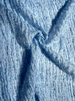 Light Blue Unique Natural Fabrics: Funky, Sheer, and Textured Cotton Linen