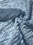 Light Blue Unique Natural Fabrics: Funky, Sheer, and Textured Cotton Linen