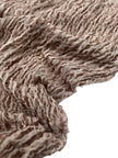 Brown Linen Fabric By The Yard Textured Handloom Semi-Sheer Natural Fabrics..
