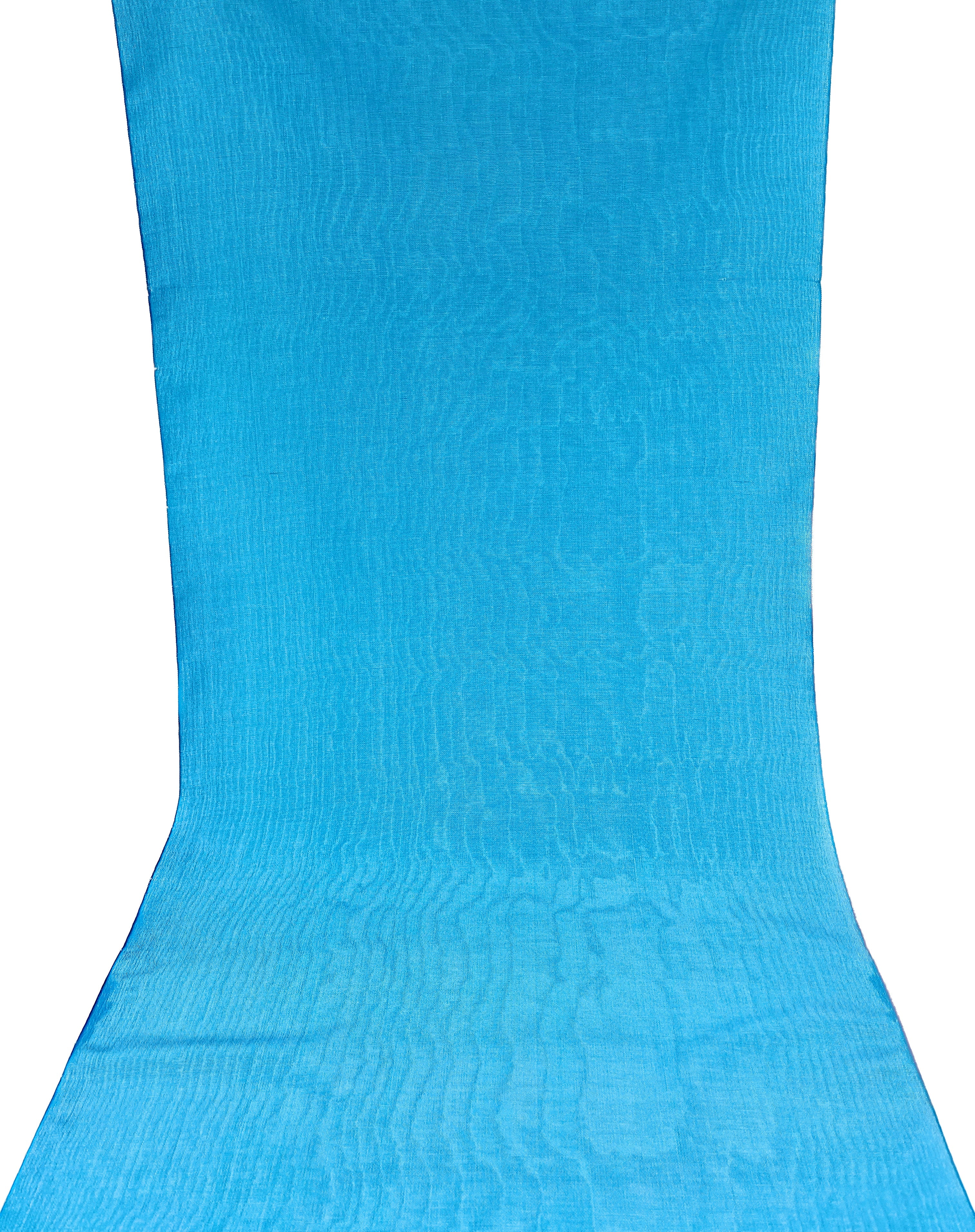 Light Blue Silk Fabric, Moire Silk Fabric, Silk By The Yard. Watermark Pattern.
