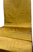 Gold Colour Silk Moire Home Textile Interior Fabrics, Watermark Pattern.