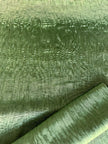 Osmanlı Başlık İçin Yeşil Lüks İpek Döşeme, Ev Tekstili İç Mekan Kumaşları: Yastık Kılıfları, Kimono Esintili Tasarımlar, Filigran Desenleri.