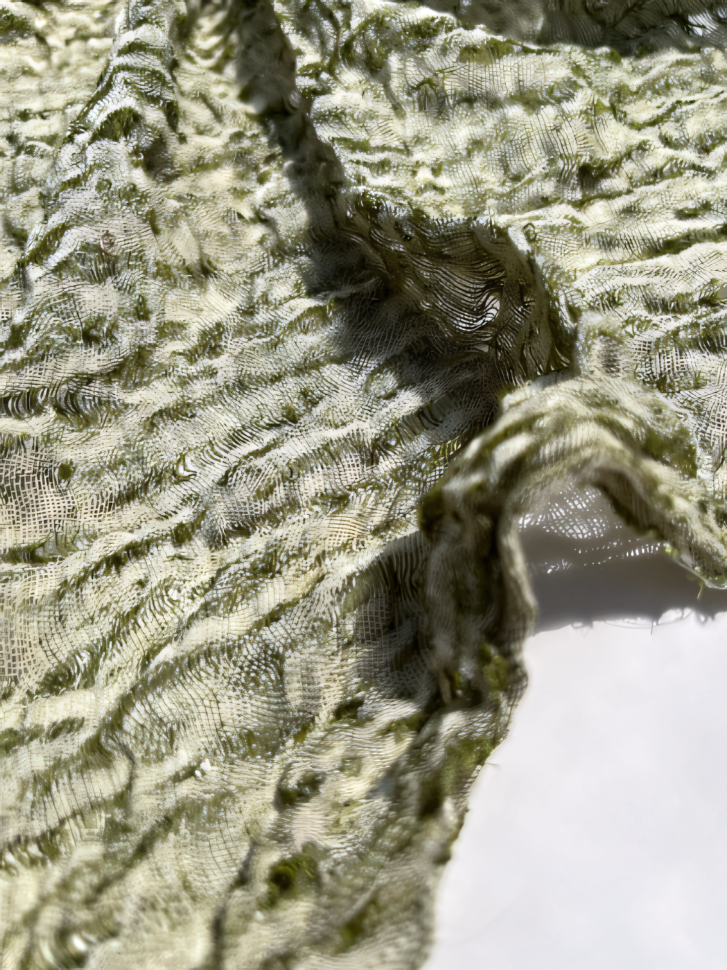 Green Textured Linen Fabric By The Yard Natural Fabrics.