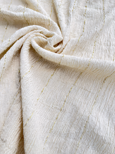 Stretchy Cotton Fabric, Special Textured Turkish Cotton.