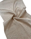 Sand Beige Colour Silk Moire Home Textile Interior Fabrics, Watermark Pattern.