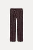 Brown Silk Moire Home Textile Interior Fabrics Watermark Pattern.