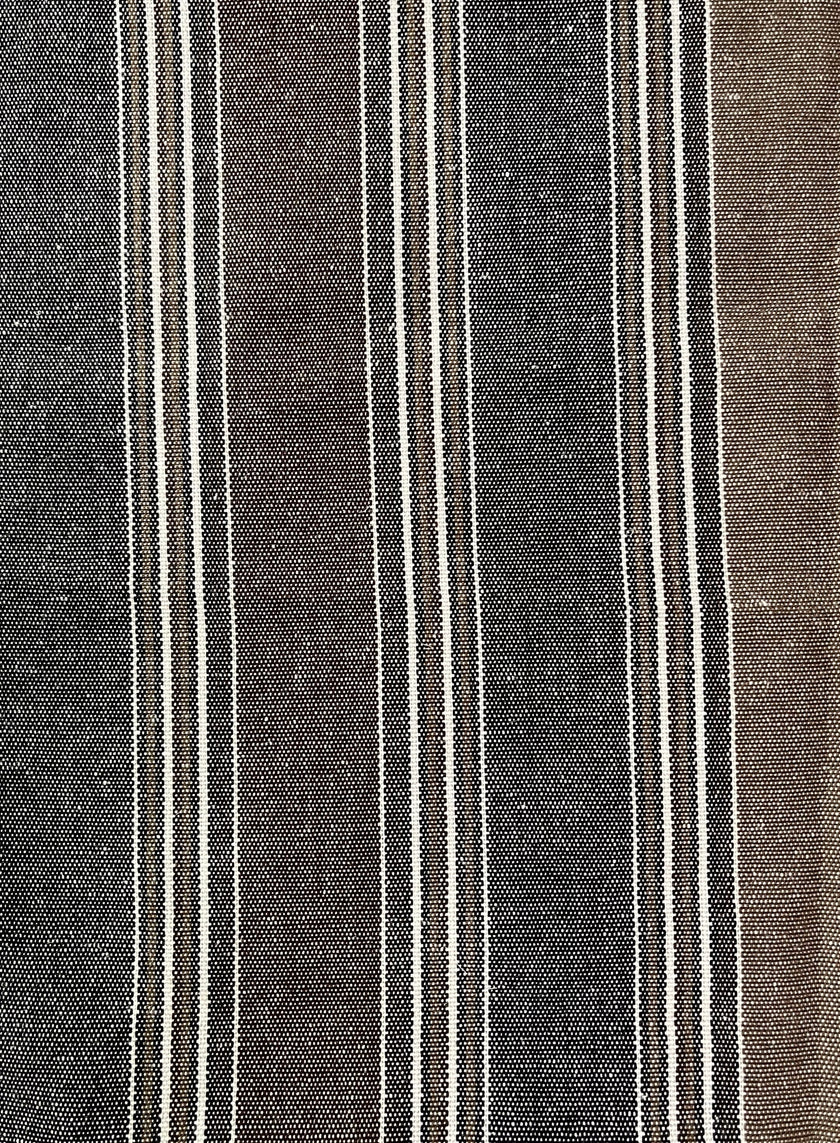 Striped Heavy Weight Softened Linen Cotton Fabric By The Yard