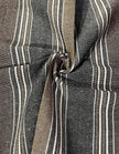 Striped Heavy Weight Softened Linen Cotton Fabric By The Yard