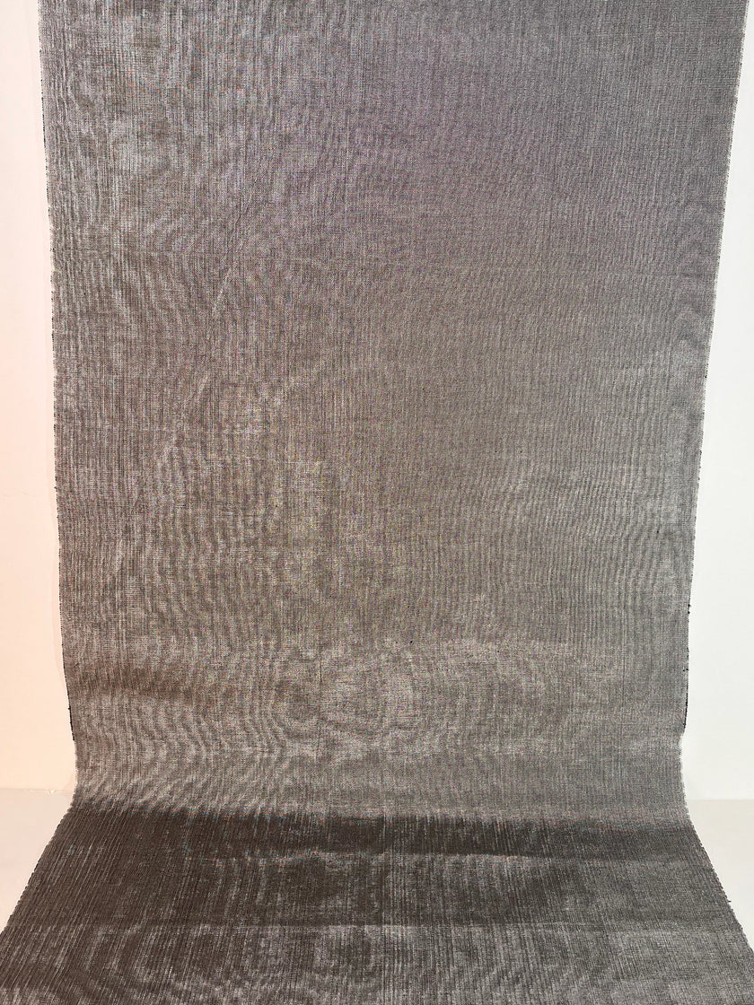 Silver Gray Silk Moire, Watermark Patterns.