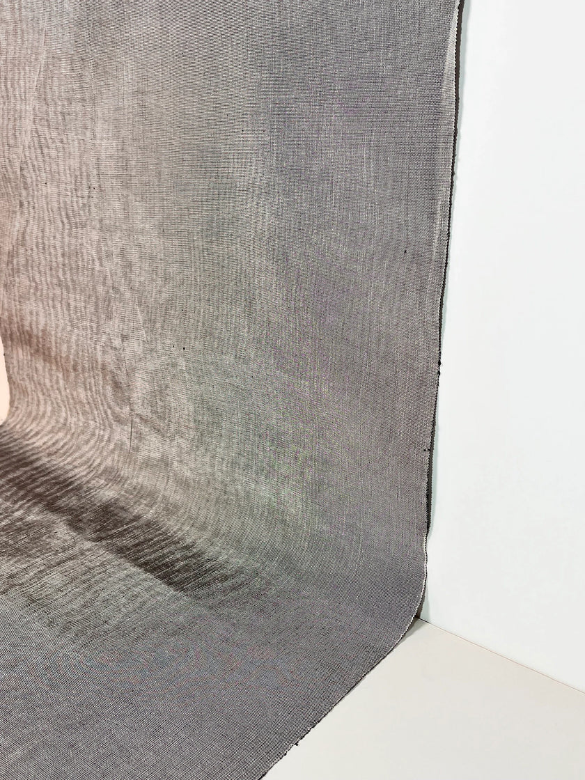 Silver Gray Silk Moire, Watermark Patterns.