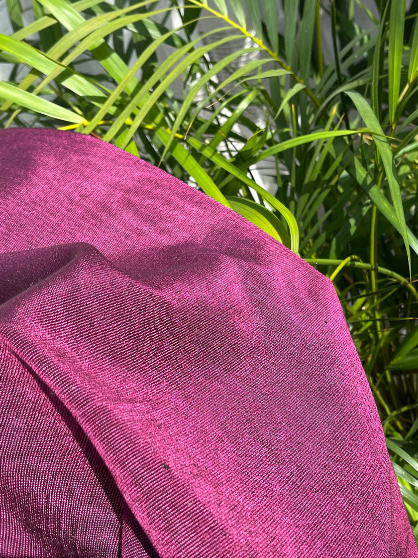 Siklamen Pembe Lüks İpek Döşeme Osmanlı Başlık, Ev Tekstili İç Mekan Kumaşları: Yastık Kılıfları, Kimono Esintili Tasarımlar, Filigran Desenleri.