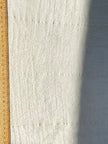 Cotton Open Weave Gauze, Sheer & Stretchy Black - White Stripes.