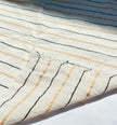 Striped Cotton - Unbleached Lightweight Natural.