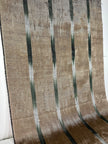Bronze Ikat Silk Moire Home Textile Interior Fabrics, Watermark Patterns.