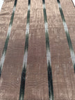 Bronze Ikat Silk Moire Home Textile Interior Fabrics, Watermark Patterns.
