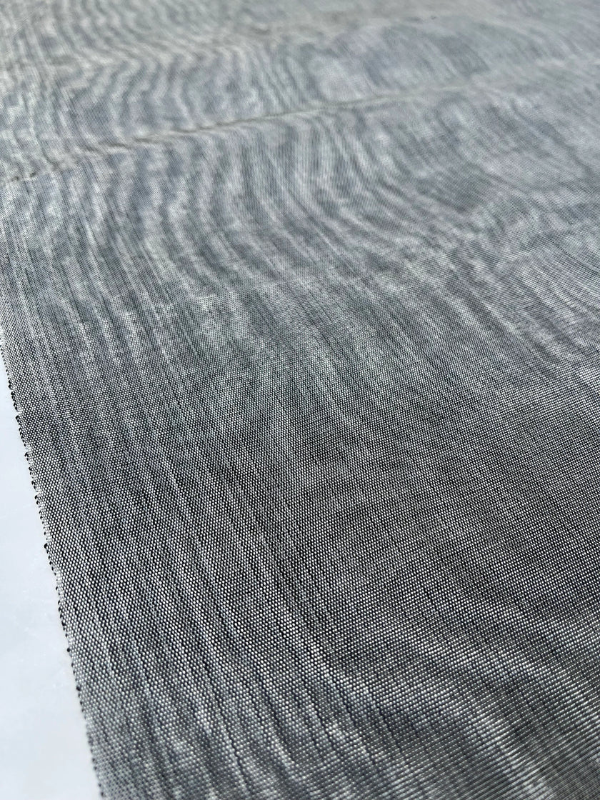 Silver Gray Silk Moire, Watermark Patterns.