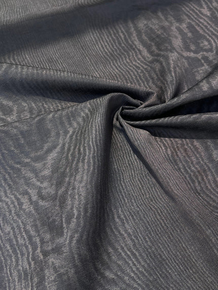 Brown Silk Moire Home Textile Interior Fabrics, Watermark Patterns.