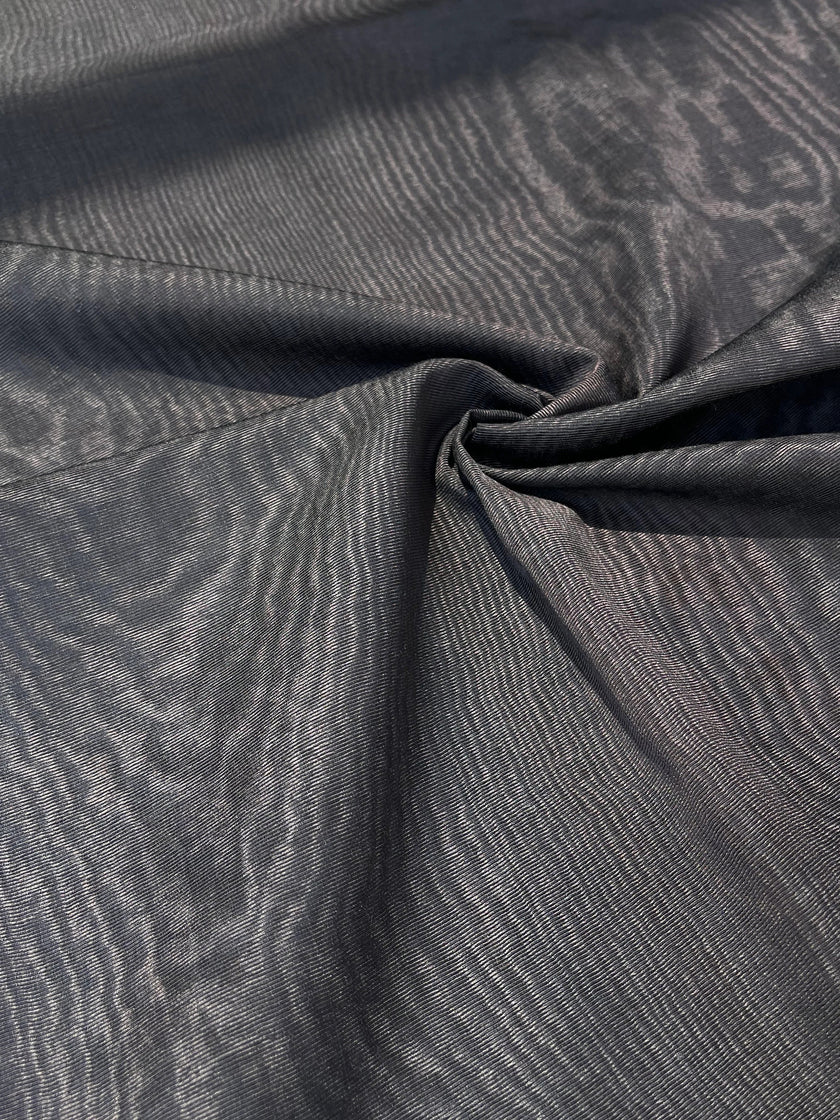 Brown Silk Moire Home Textile Interior Fabrics, Watermark Patterns.