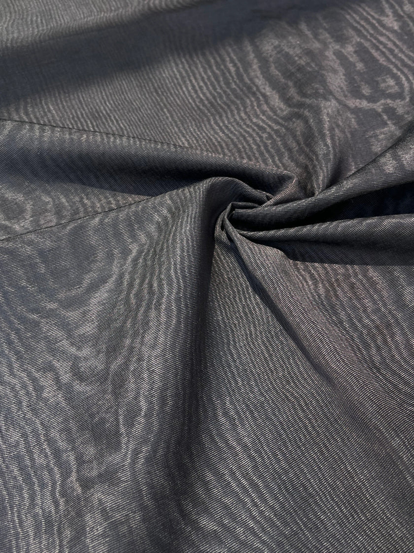 Brown Silk Moire Home Textile Interior Fabrics, Watermark Patterns.