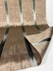Bronze Ikat Silk Moire Home Textile Interior Fabrics, Watermark Patterns.